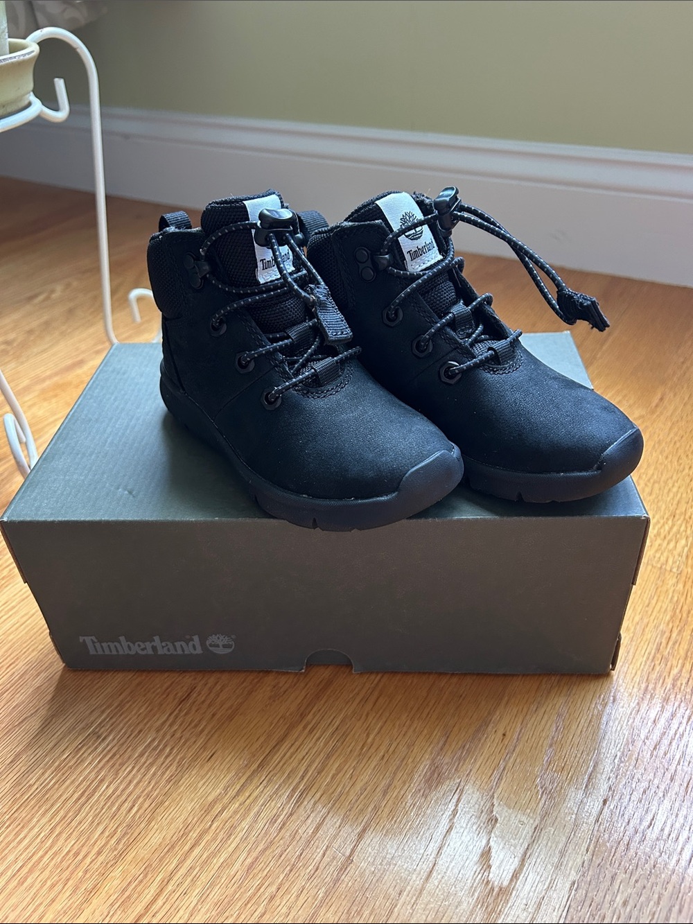 Timberland Kids Black Boots